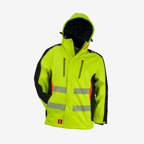 Urgent Bright Guard softshell láthatósági bélelt kabát